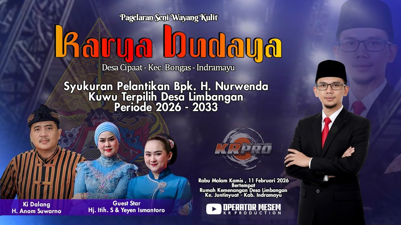 LIVE / SYUKURAN PELANTIKAN / KUWU TERPILIH / BPK. H. NURWENDA / PERIODE 2026 - 2033 / 11-02-26