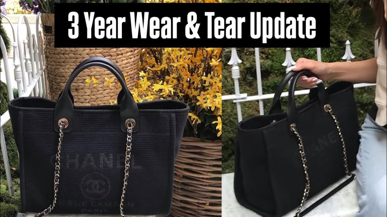 Chanel Deauville Tote Update {close-ups & mod shots}