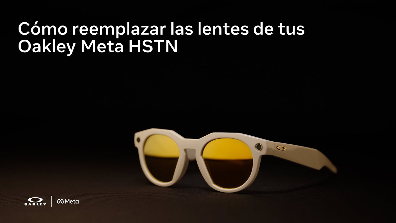 C&oacute;mo reemplazar las lentes de tus Oakley Meta HSTN