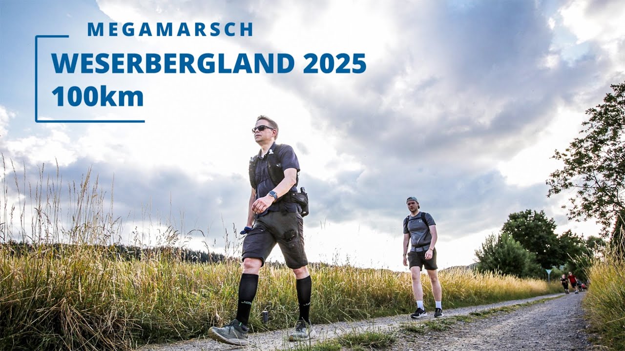 Megamarsch Weserbergland 2025 - 102km, 1400 Höhenmeter und 12 Liter Schweiß