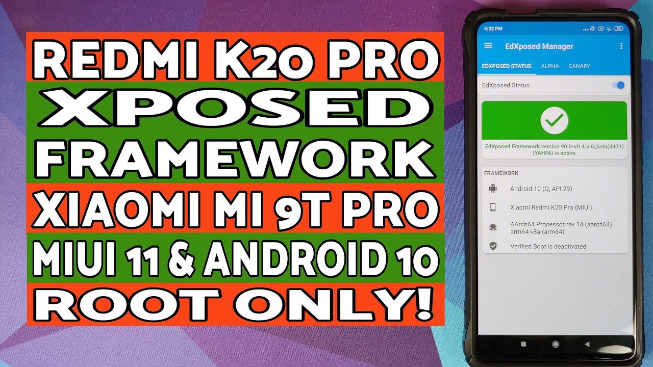 Redmi K20 Pro | Install Xposed Framework | MIUI 11 Android 10 | Xiaomi Mi 9T Pro | Root Only