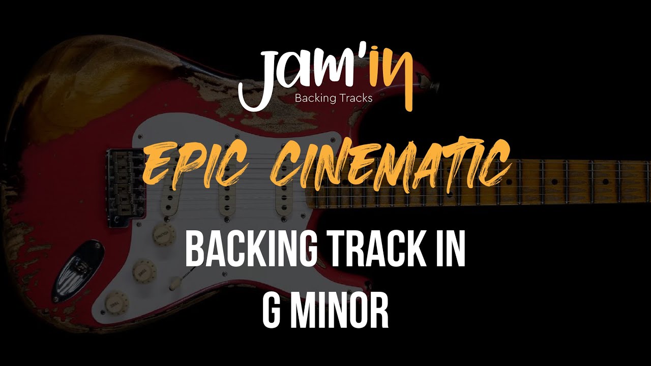 Epic Cinematic Guitar Backing Track in G Minor