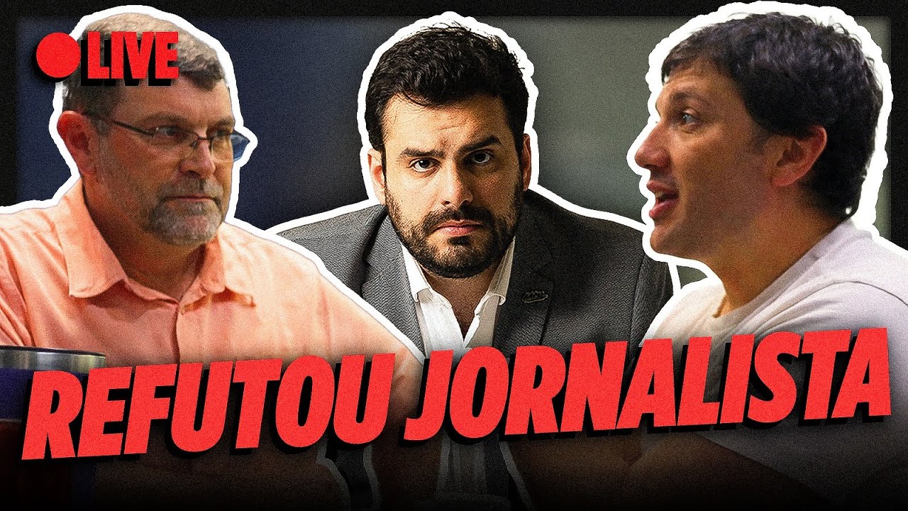 LIVE: Brigadeiro HUMILHA Nando Moura / Renan Santos x Jornalista