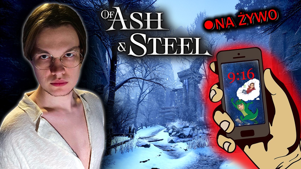 🔴[SHORT]🔴Lodowe Przygody! #19🗡️⚜️ [Na żywo]🔴Of Ash and Steel😱