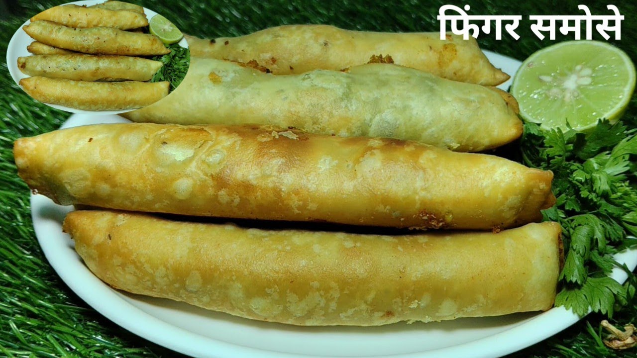Crispy Finger Samosa Recipe|Finger Samosa Banane ka Tarika|Perfect Party Snack  Recipe in Hindi|