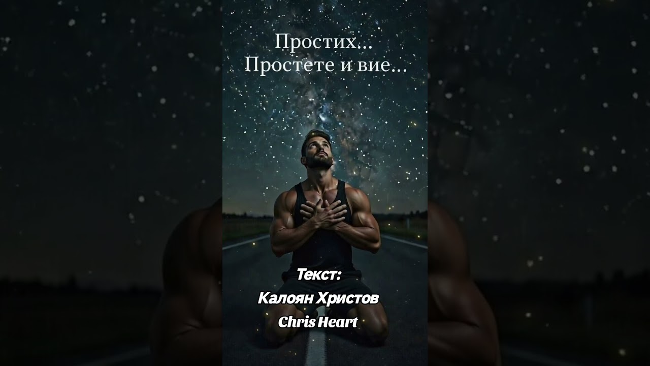 Прощавам... Простете и вие...
