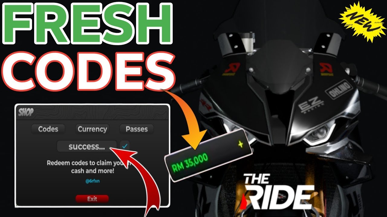 💥 New 💥 ALL WORKING CODES For The Ride in March 2026 - Roblox The Ride Codes 2026