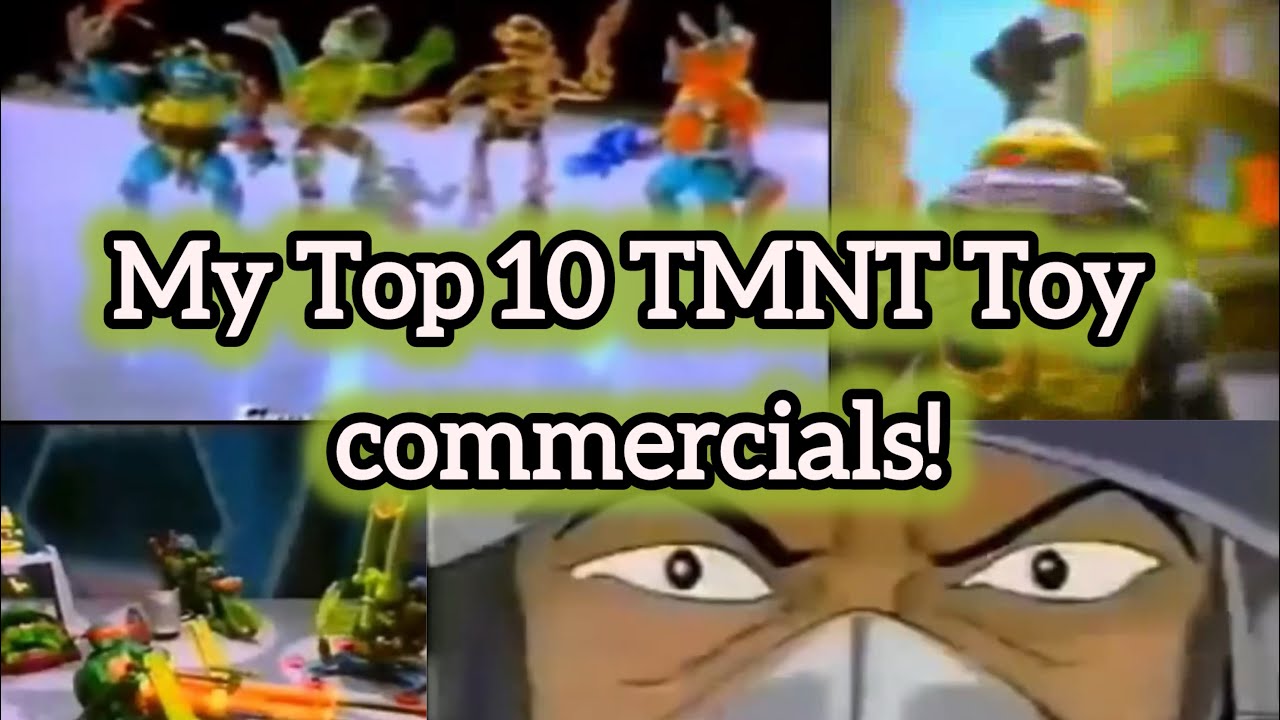 My Top 10 TMNT Toy Commercials !