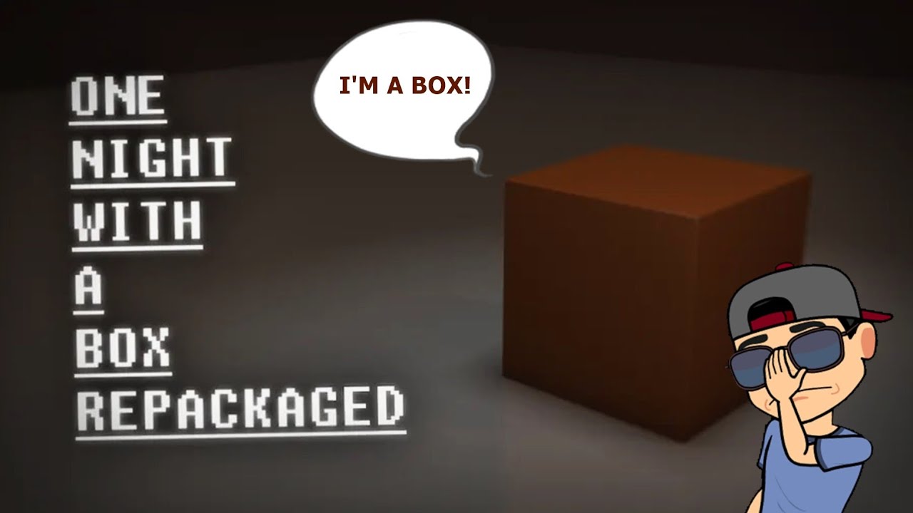 ONE NIGHT WITH A BOX REPACKAGED | NORMAL AND NIGHT MARE MODE + THE EXTRAS | FNAF FAN GAME 2023 |
