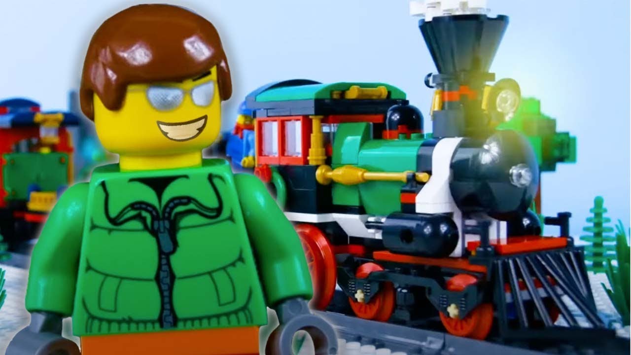 LEGO City Winter Train Fail STOP MOTION LEGO Christmas Bad Luck | By Billy Bricks Compilations