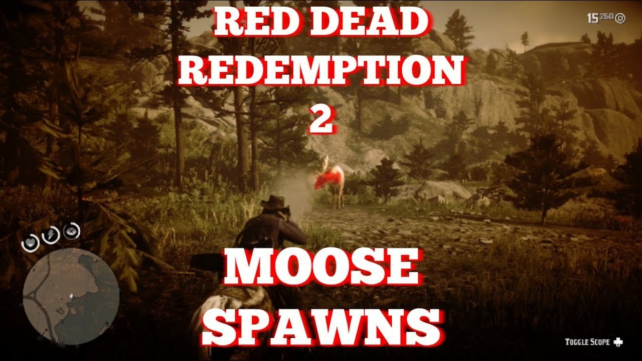 RDR2 МЕСТА ЛОСЯ