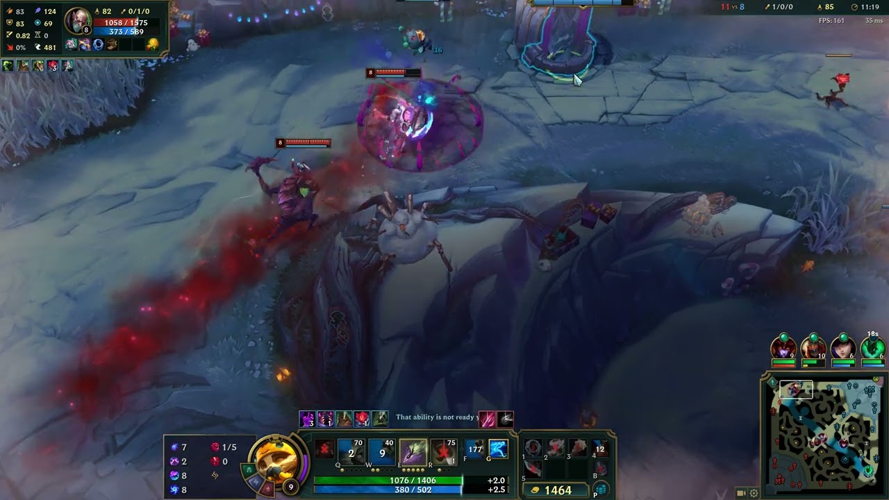 teemo destroys another singed