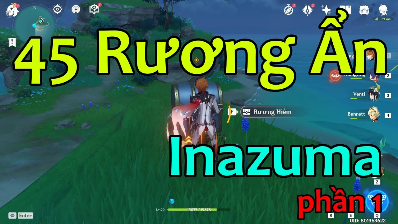 45 Rương Ẩn Siêu Khó Đỡ Tại Inazuma (Phần 1 ) | Genshin Impact