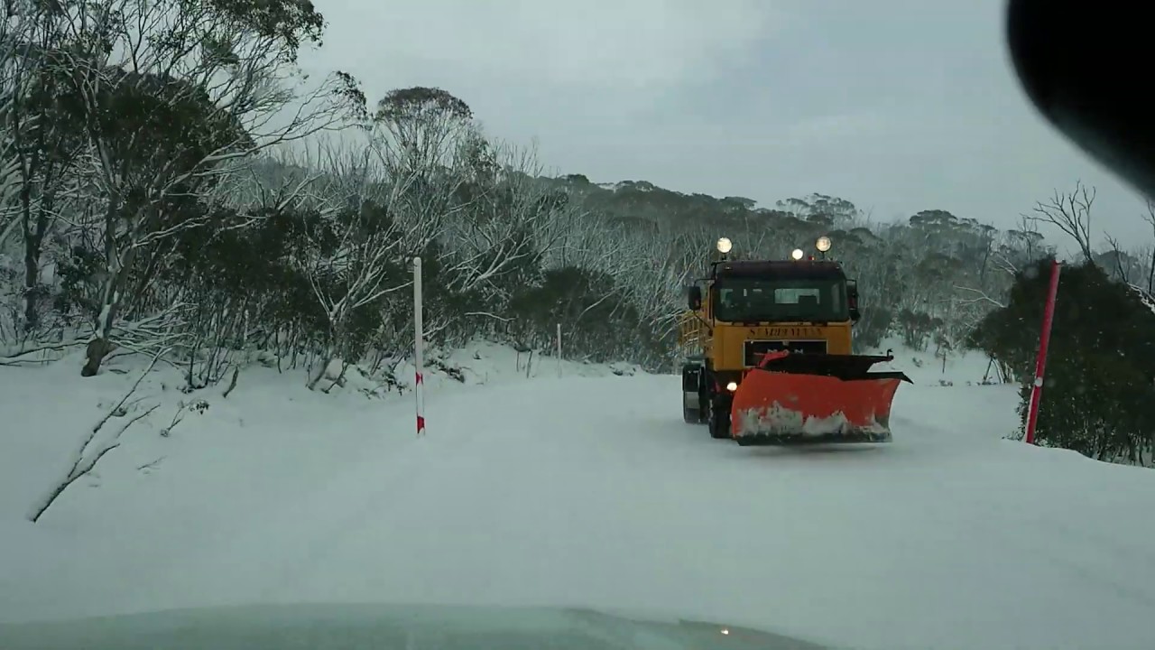 Snow driving Siberia to Dead Horse Gap Australian Alps - No Music