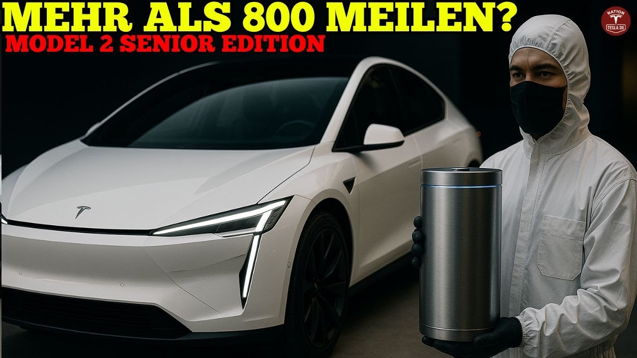 Neues Tesla Model 2 Senior Edition 2026 mit ALUMINIUM-ION: 5&times; schnelleres Laden, &minus;20 &deg;C bis 50 &deg;C