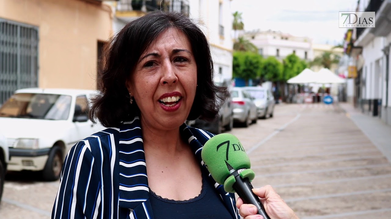 ENTREVISTA A LA ALCALDESA DE OLIVA DE LA FRONTERA EN LA FERIA DE LA DEHESA