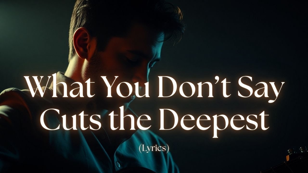What You Don’t Say Cuts the Deepest | Haunting Soul-Blues Confession Ballad