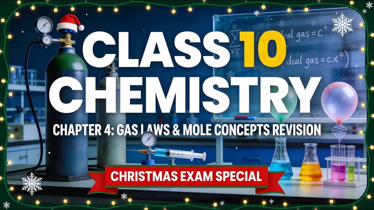PATHFINDER CHRISTMAS EXAM CHEMISTRY 4TH CHAPTER GAS LAWS AND MOLE CONCEPT FULL CHAPTER REVISION