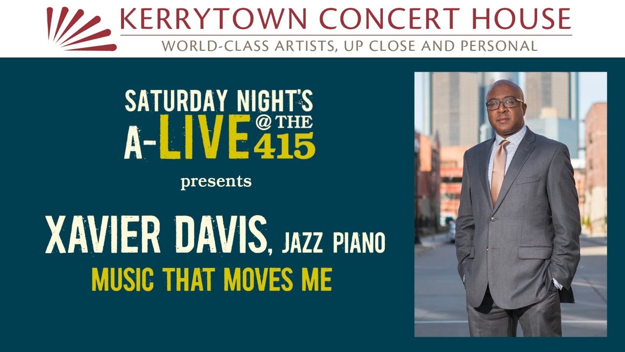 Saturday Night's a-Live @ The 415: Xavier Davis, jazz piano