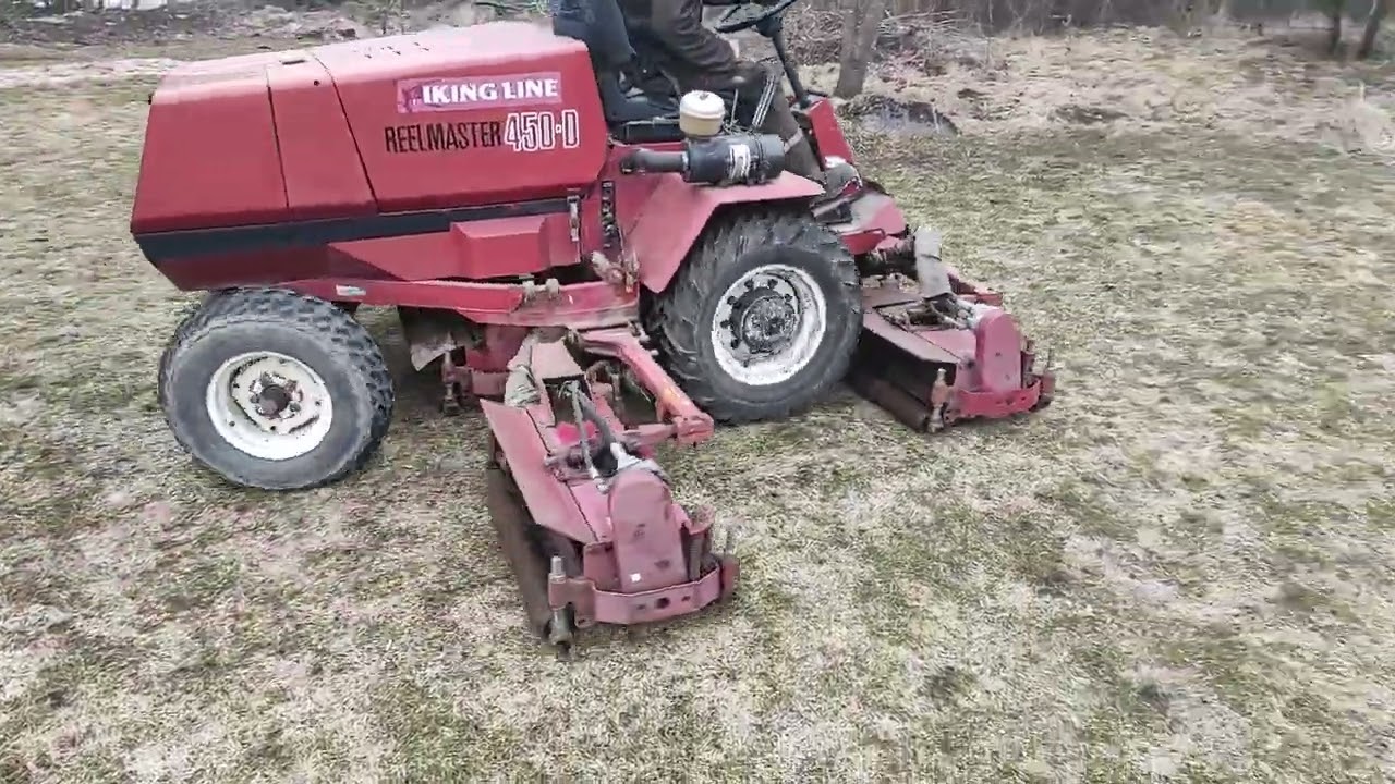 Toro Reelmaster 450d short demonstration