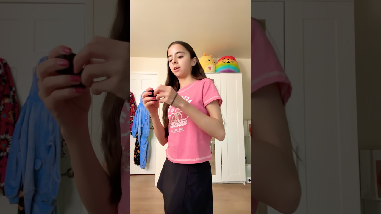 gymnastics hair practice! #gymnastics #hairtutorial#bun #ytshort