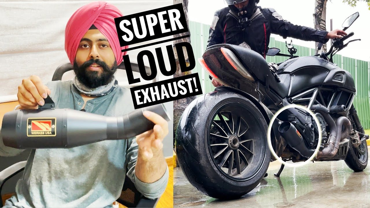 Made my Ducati Diavel SUPER LOUD!