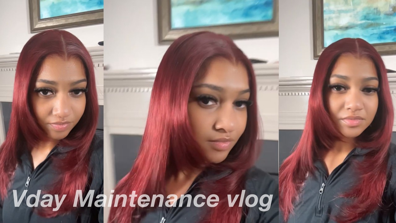 Valentines Day Maintenance Vlog 2026 | Wig and Lash Appointment