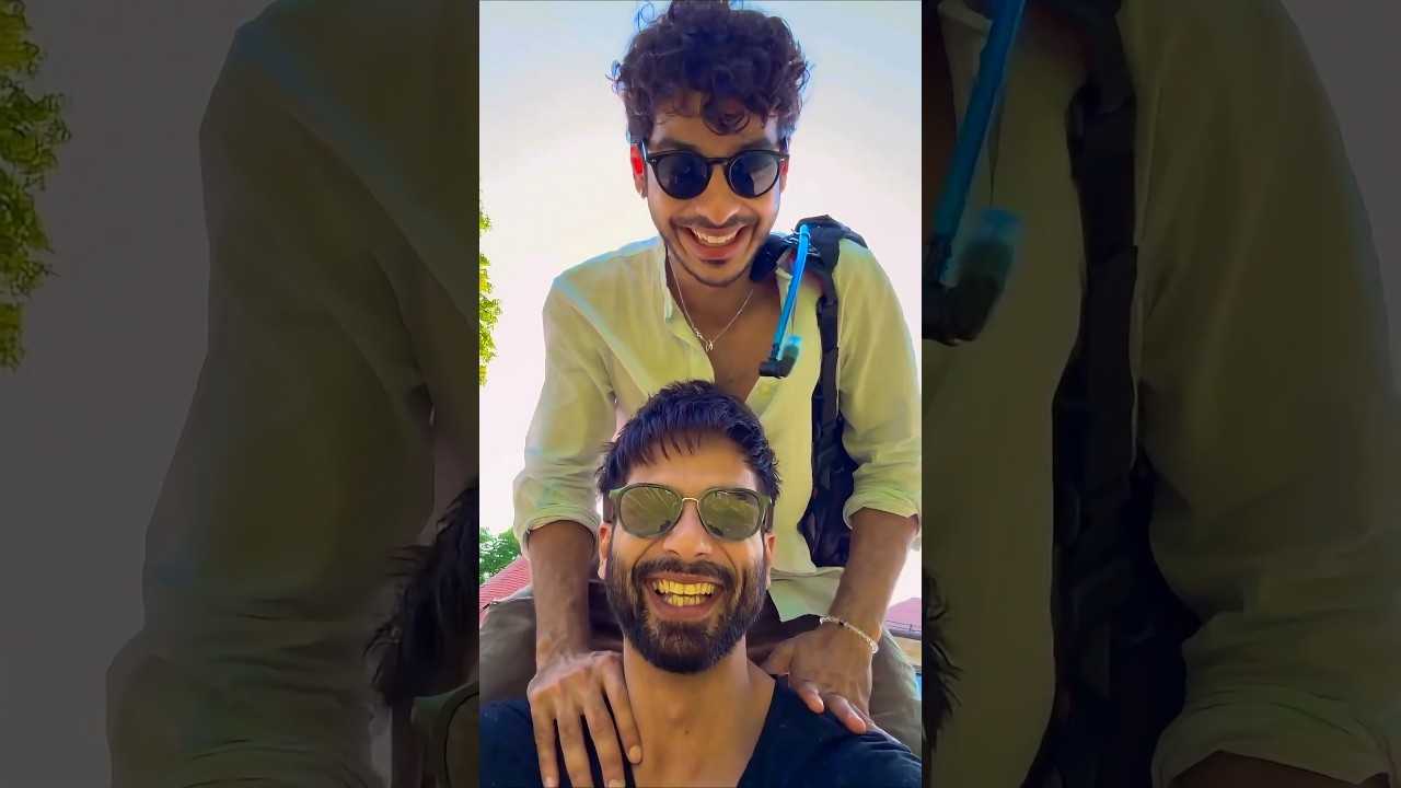 💕 Loved this BOND #shahidkapoor and #IshaanKhatter on a boys trip #brotherhood #shorts