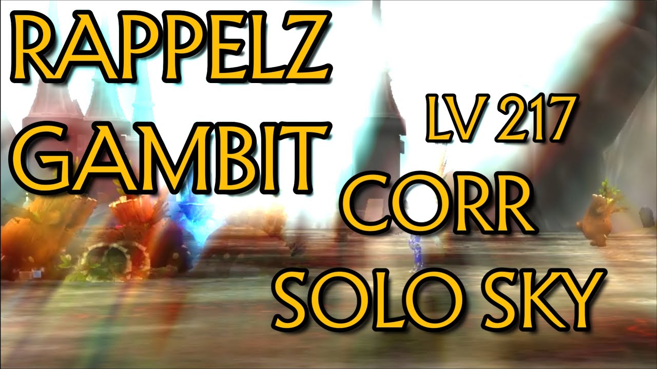 Rappelz Gambit - Corruptor Lv 217 Solo Sky