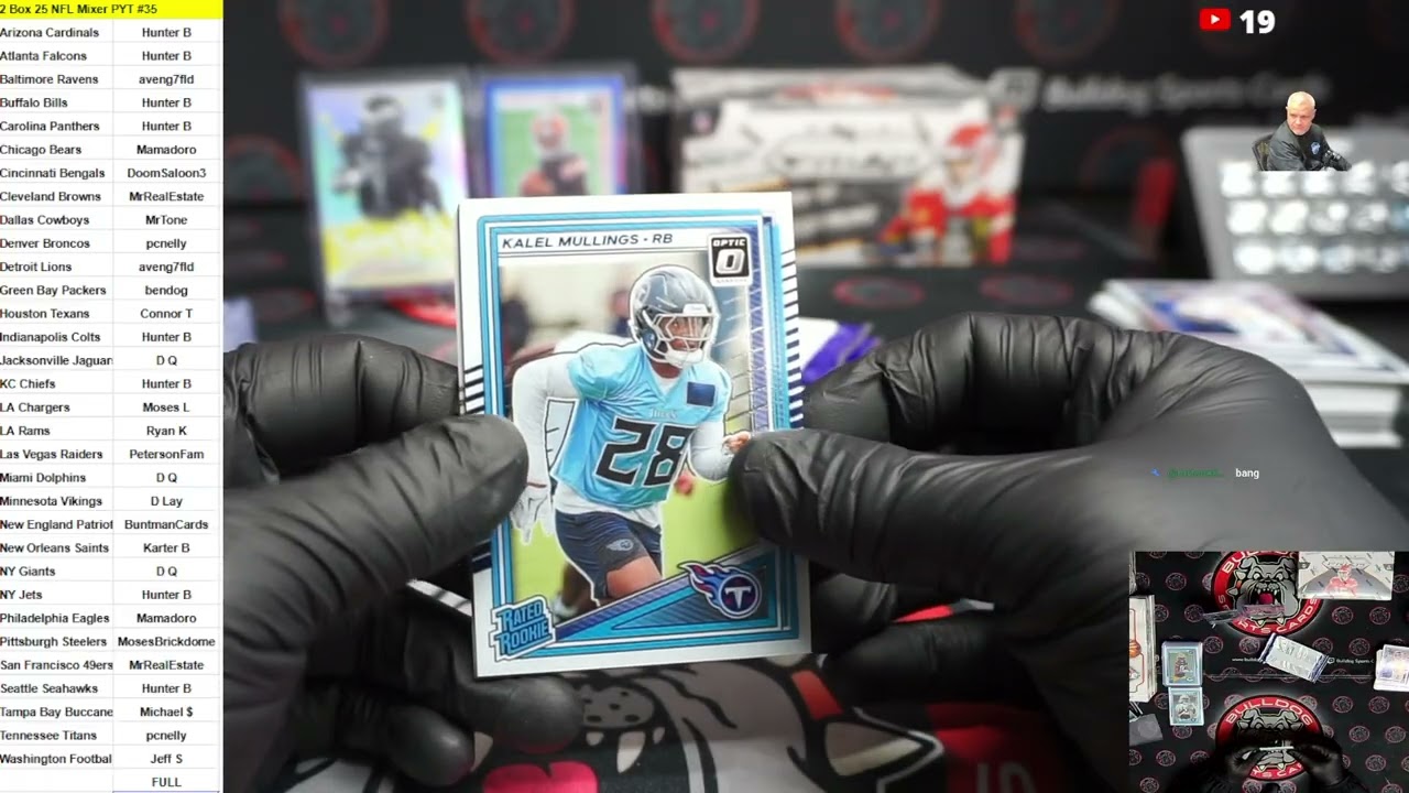 2 Box 2025 NFL Mixer PYT #35