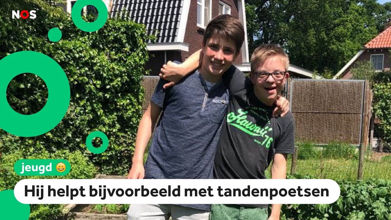 Robert zorgt voor zijn broer Wouter met syndroom van Down
