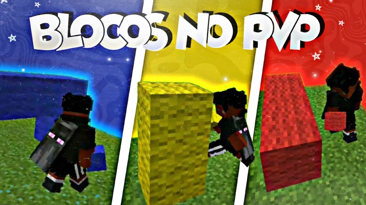 Como USAR BLOCO no PvP do MINECRAFT BedWars