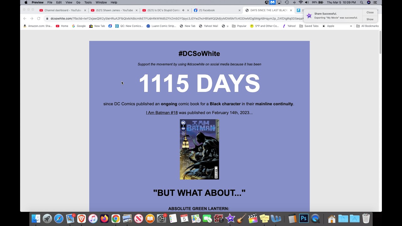 Black Comic Fans Upset DC Comics Hasn't Made A Series Featuring A Black Character In 1115 Days