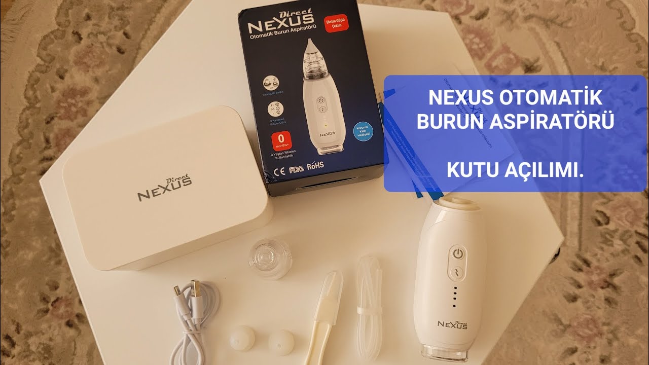 Nexus Otomatik Burun Aspiratörü(Burun Pompası) Kutu açılımı ve kısa inceleme. #reklam