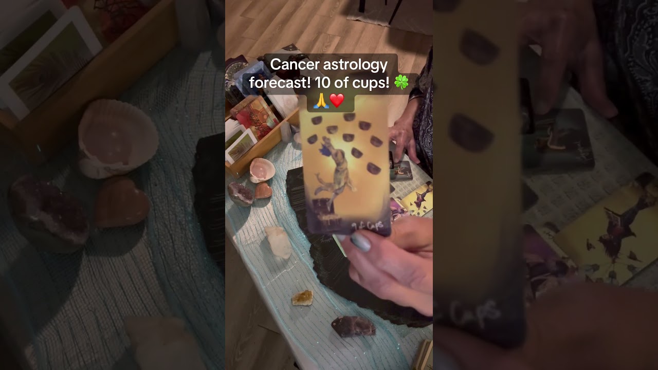 Cancer astrology forecast 10 of cups!Luck in❤️ #cancerreading #cancer #cancerastrology #cancertarot