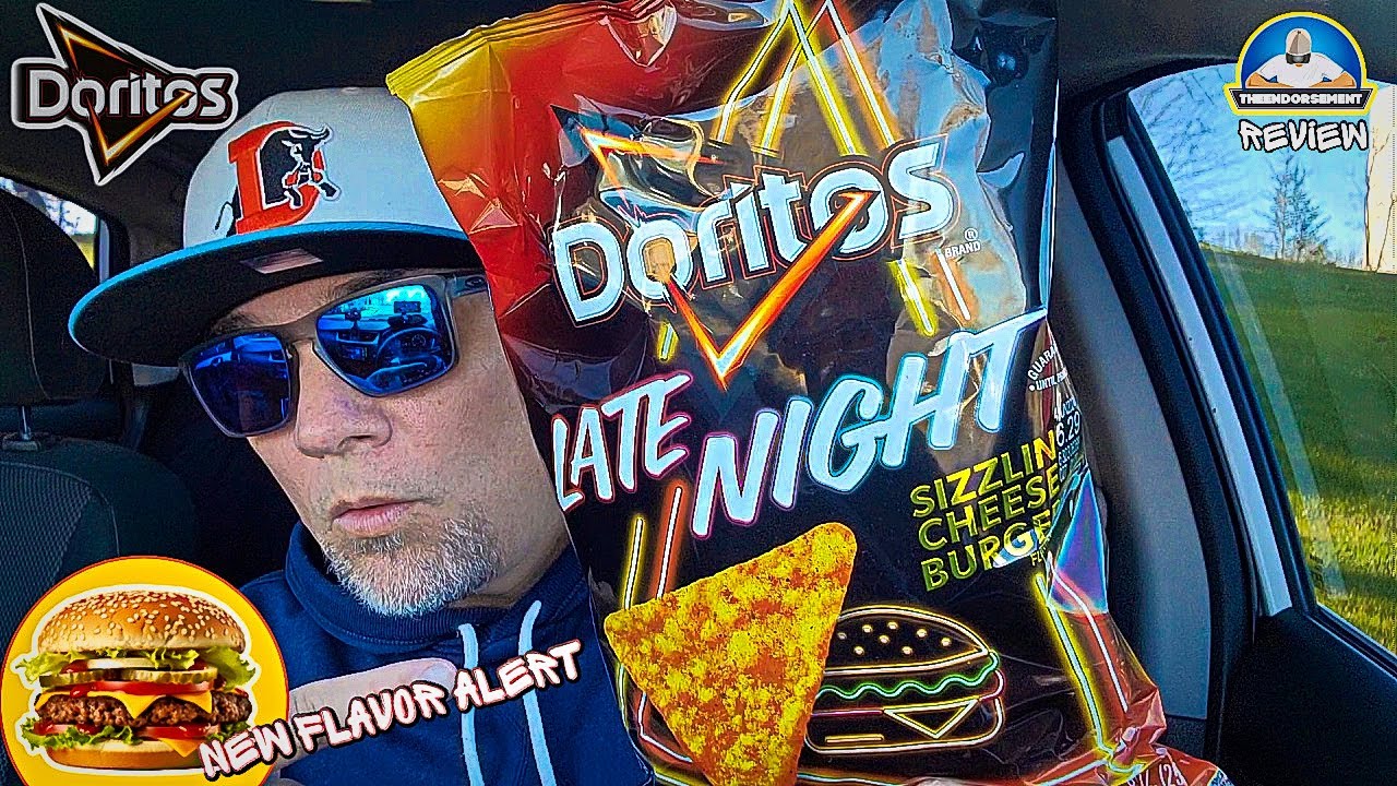 Doritos® Late Night Sizzlin' Cheeseburger Review!🌽🌃🍔 | theendorsement