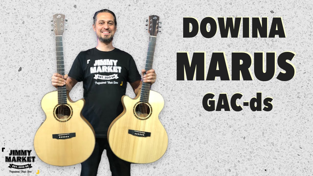 Slovenská akustická gitara Dowina Marus GAC - Recenzia JIMMY MARKET