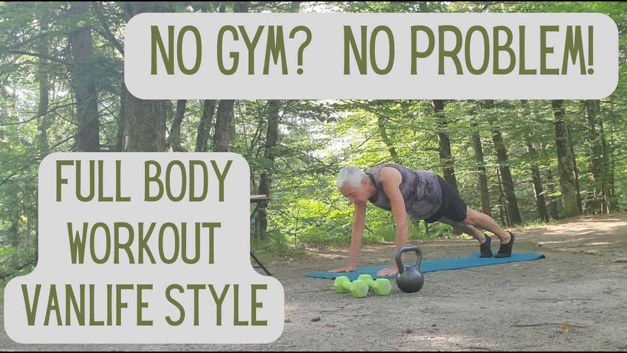 Vanlife Fitness: Full Workout at a Local Park 🚐💪 (Campervan Road Trip Workout)