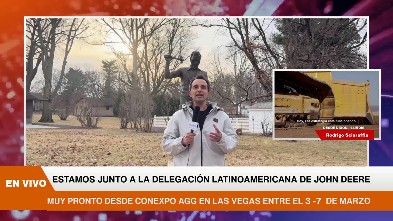 🌎Desde EE.UU junto a la delegación latinoamericana de John Deere.