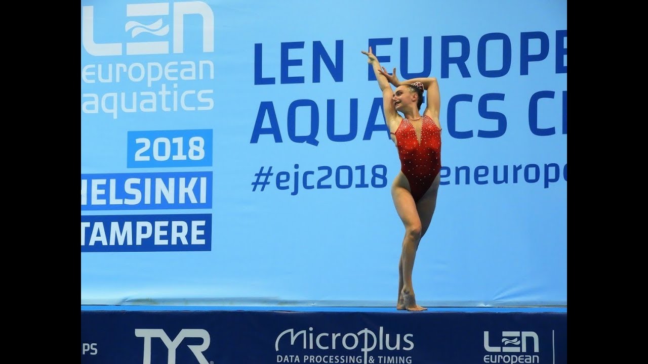 Kate Shortman | Solo Tech Final | European Junior Championships 2018