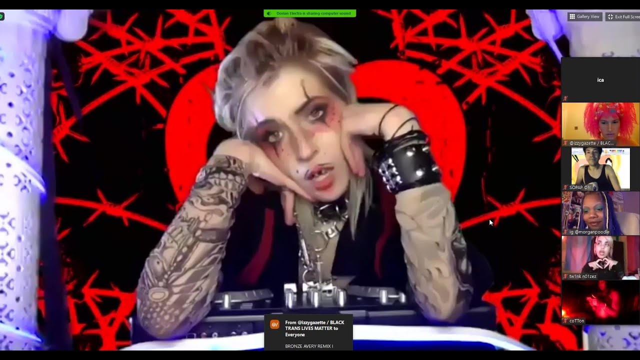 subculture party x dorian electra zoom set