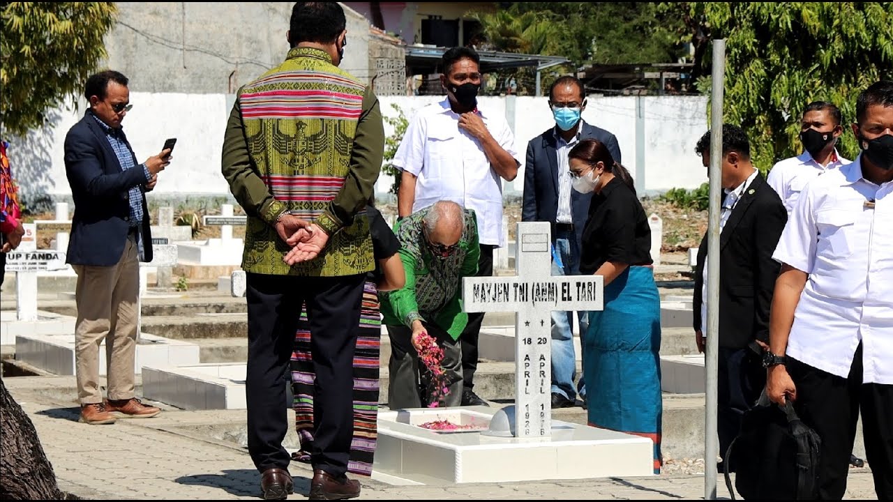 Presiden Timor Leste Ziarah Ke Taman Makam Pahlawan Dharma Loka, Kota Kupang