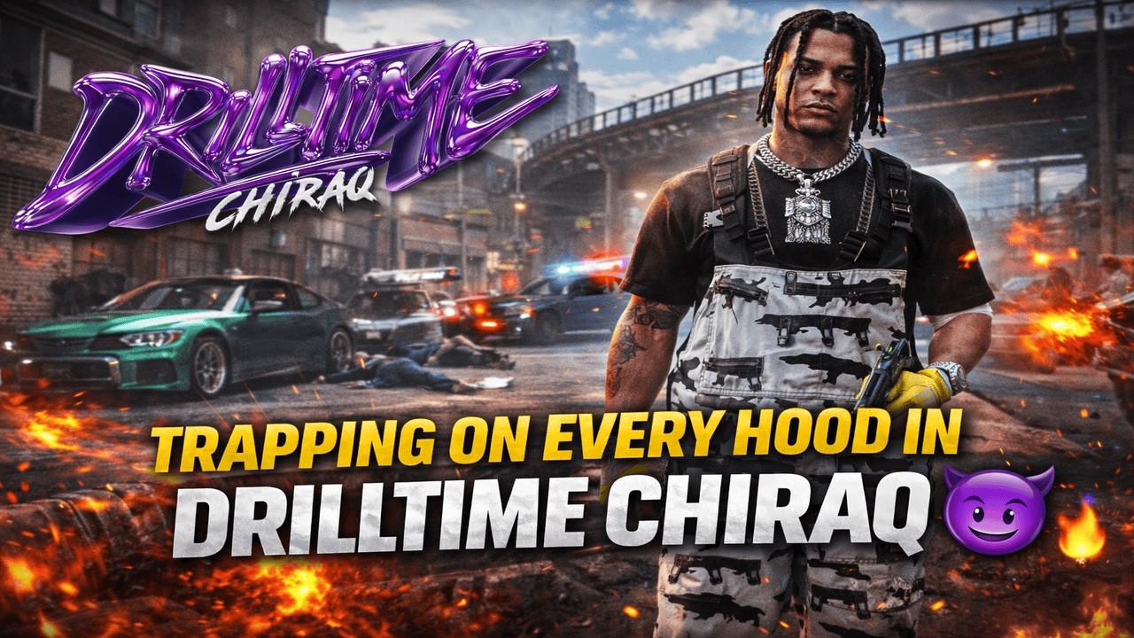TRAPPING ON EVERY HOOD IN DRILLTIME CHIRAQ 😈🔥 | GTA RP