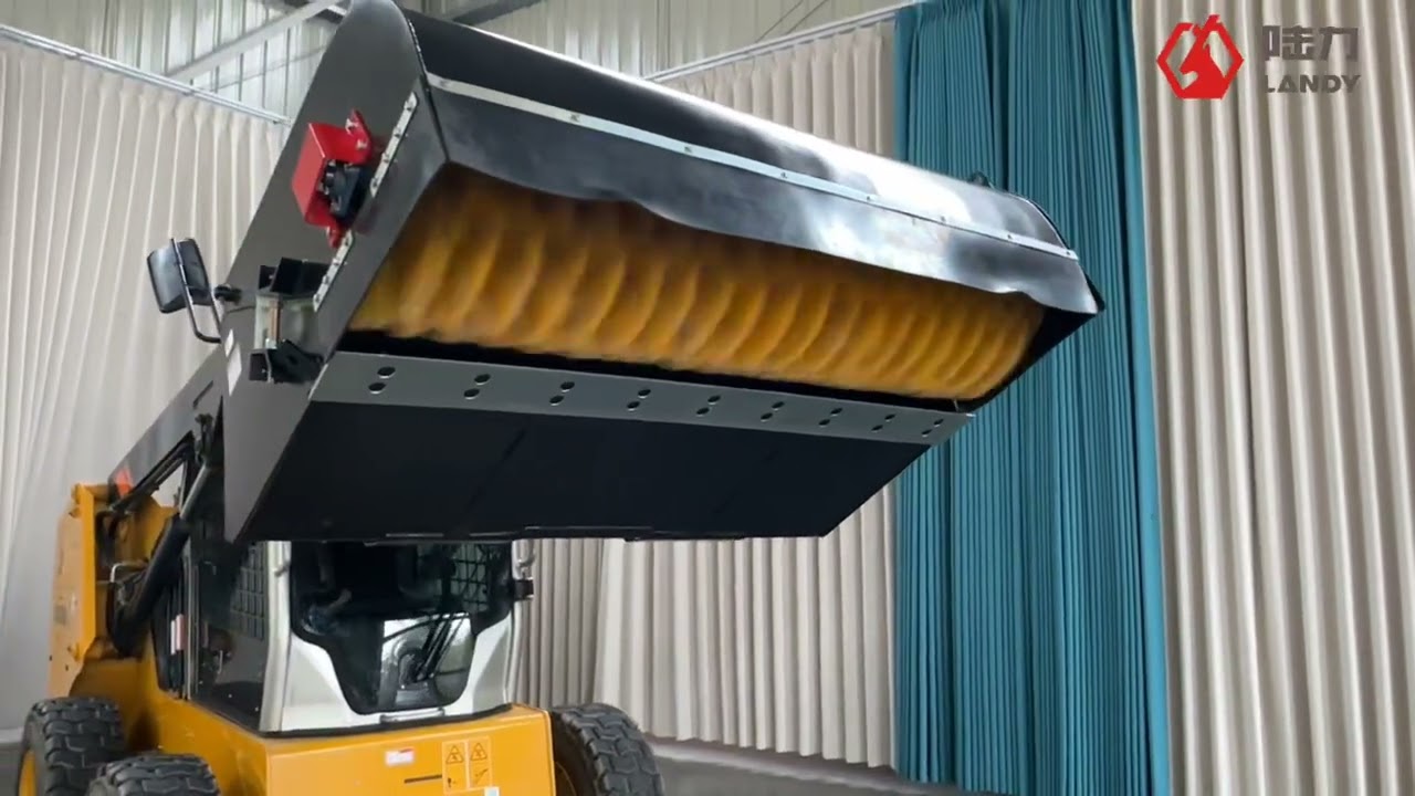 72&ldquo; Skid Steer Pick up Box Broom Sweeper with Edge Brush✨✨