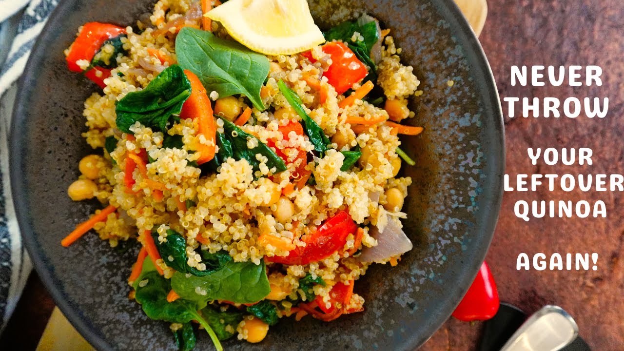 15 -Minutes Veggie Quinoa Skillet | High in protein | Perfect for a Meal-Prep