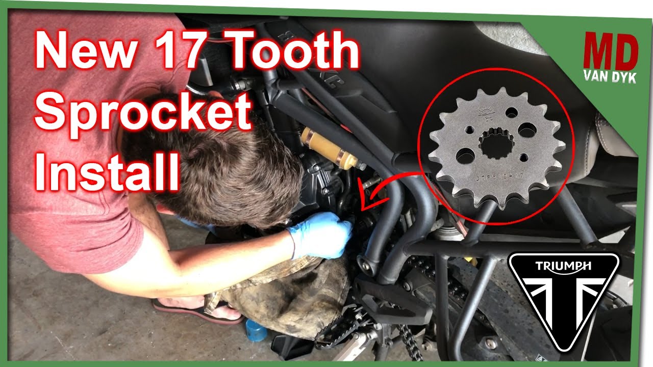 Triumph Tiger 800XC - 16 to 17 Tooth Sprocket (What's the difference?)