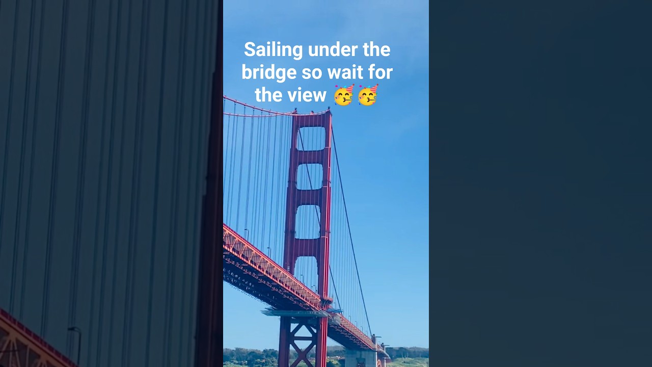 ​Dream Trip: My First Time Sailing Under the Golden Gate Bridge 🌉 ✨️ 