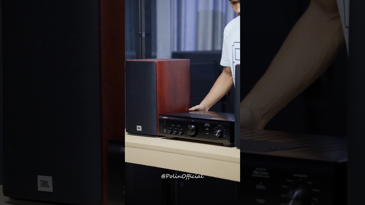 Test dźwięku luksusowych głośnik&oacute;w p&oacute;łkowych JBL Studio 630 z Denon PMA-600NE #jbl #denon #system...