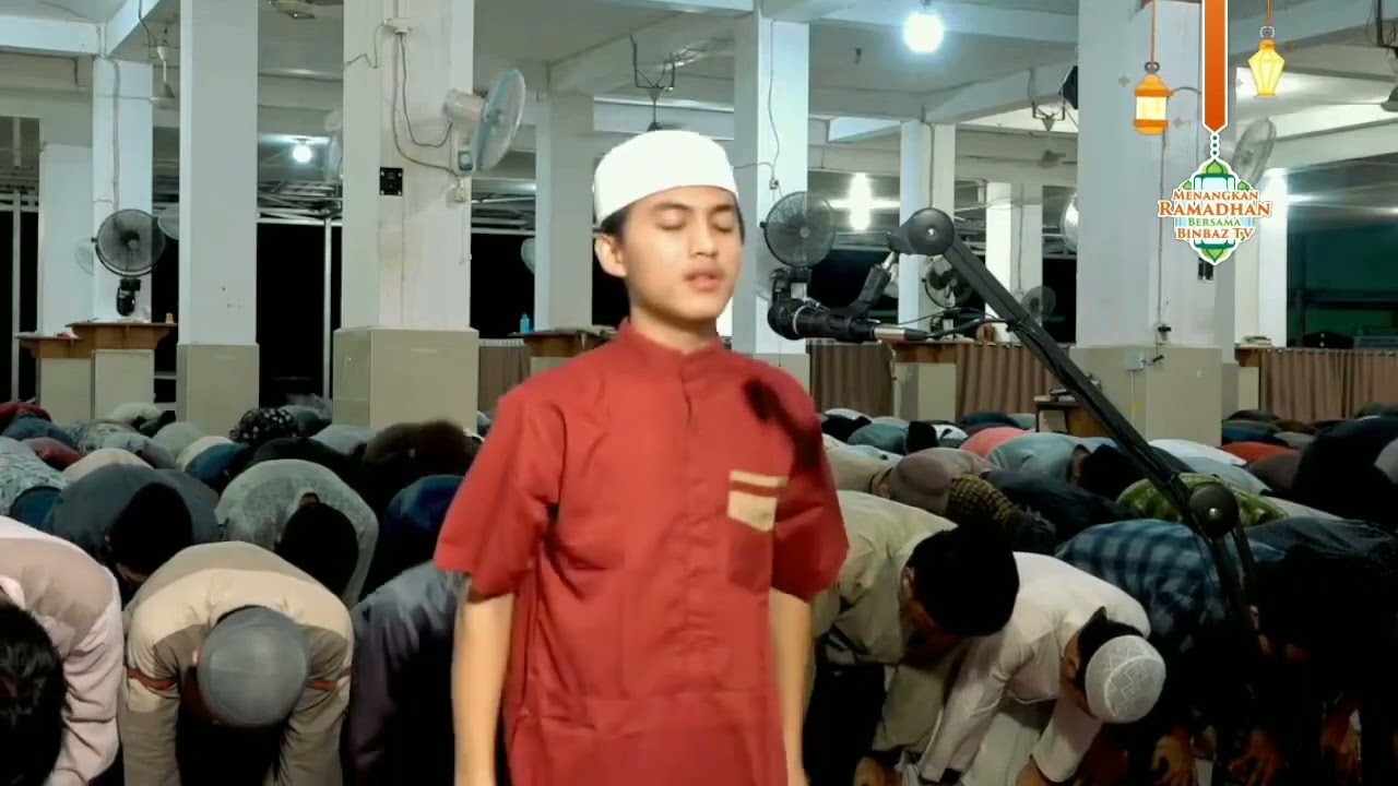 Imam Sholat Terawih dan Witir Malam Ke 5 Ponpes Islamic Centre Bin Baz Yogyakarta.