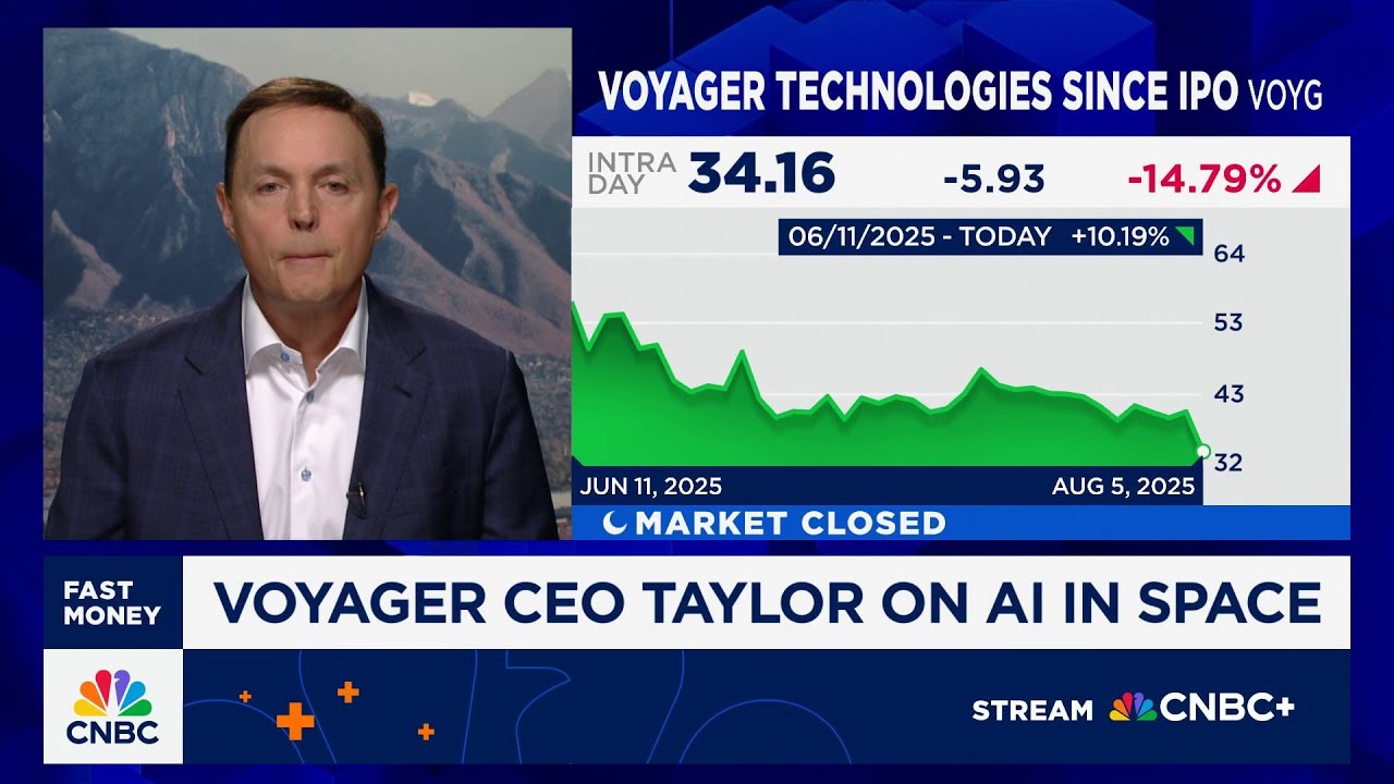 Voyager Technologies CEO reacts to stock falling after first post-IPO earnings report